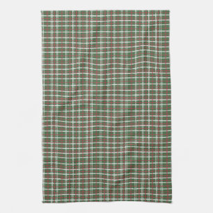 Christmas plaid kitchen towel