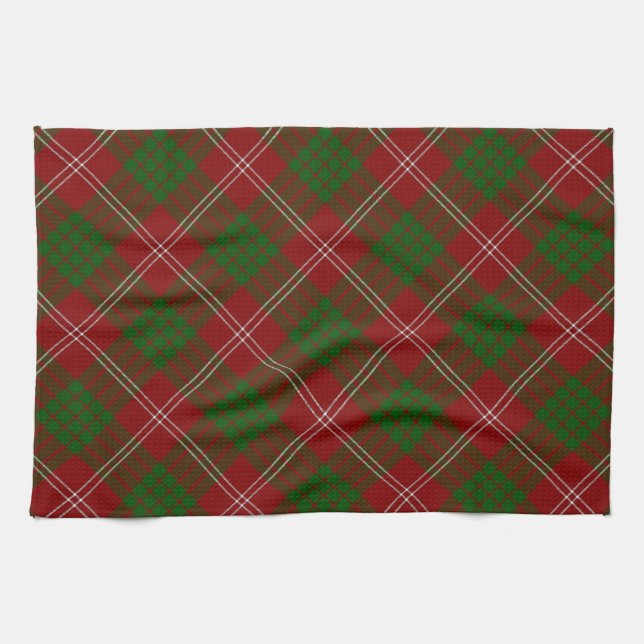 Christmas Plaid Kitchen Towel (Horizontal)