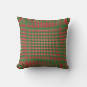 Christmas Plaid Pattern Throw Pillow