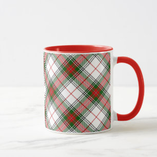 Christmas Plaid ~ Personalized Mug