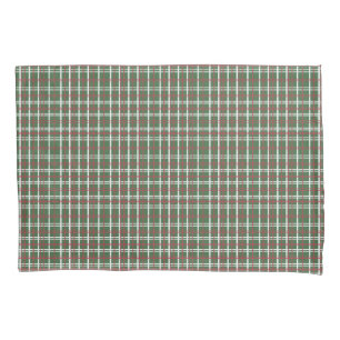 Christmas plaid pillowcase
