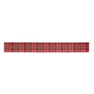 Christmas plaid satin ribbon