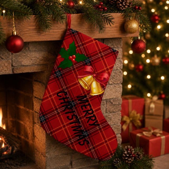 Christmas Plaid Small Christmas Stocking (Creator Uploaded)