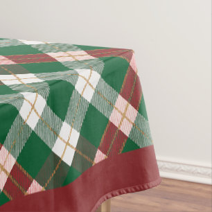 Christmas Plaid Tablecloth