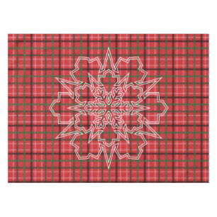 Christmas plaid. tablecloth
