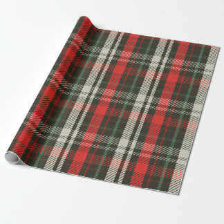 Christmas Plaid Tartan Pattern Wrapping Paper