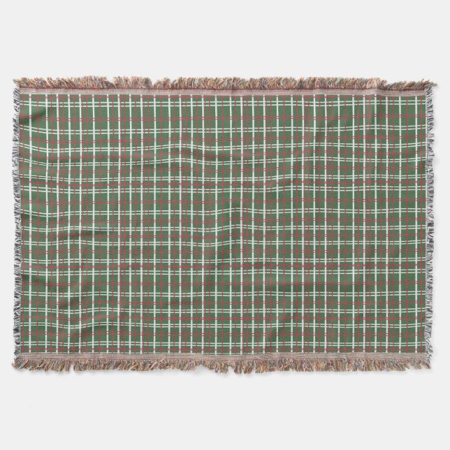 Christmas plaid throw blanket (Front)
