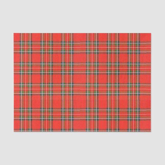 Christmas Plaid Tissue Paper (Front)