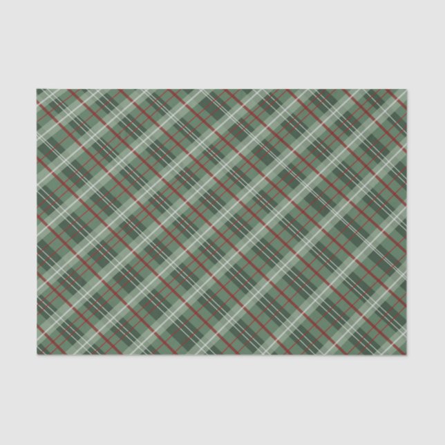 Christmas Plaid Tissue Paper (Front)