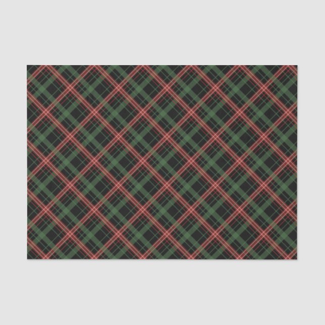 Christmas Plaid, Tissue paper (Front)