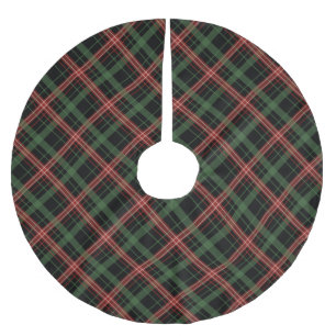 Christmas plaid tree skirt
