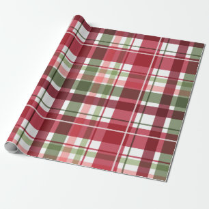 Christmas Plaid Wrapping Paper
