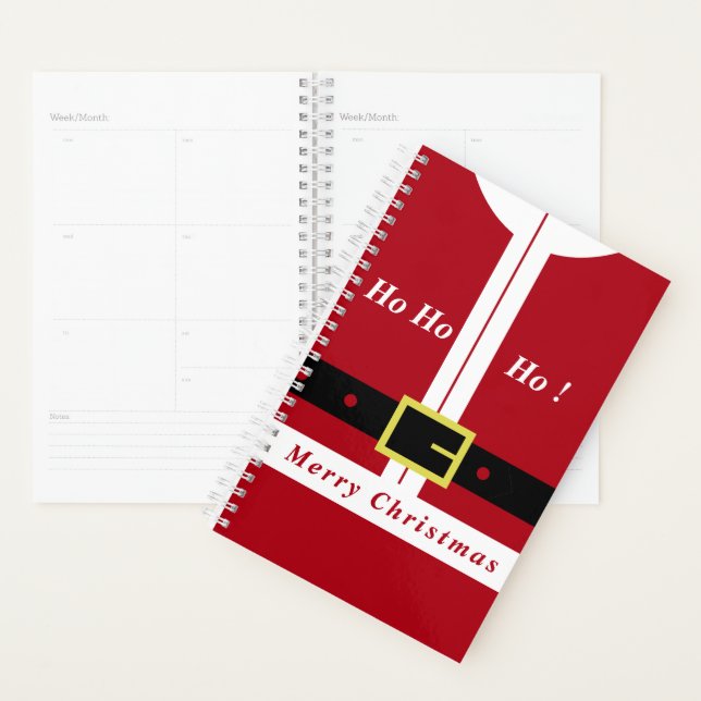 Christmas Planner Gift Santa Claus (Display)