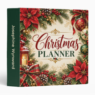 Christmas Planner Holiday Organizer Binder