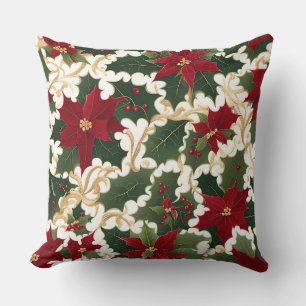 christmas plants galore pillow