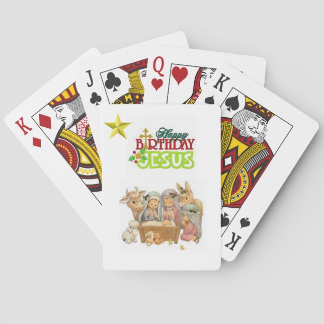 Christmas Playing Card Deck (Back)