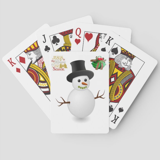 Christmas Playing Card Deck (Back)