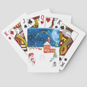 Christmas playing cards