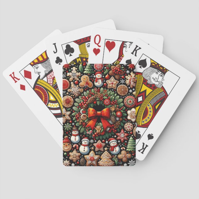 Christmas Playing Cards (Back)