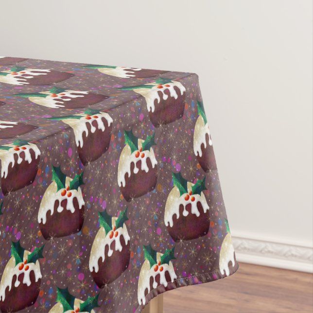 Christmas Plum Pudding   Tablecloth (In Situ)