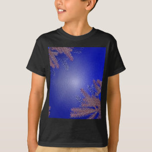 Christmas Poinsettia Blue IV T-Shirt