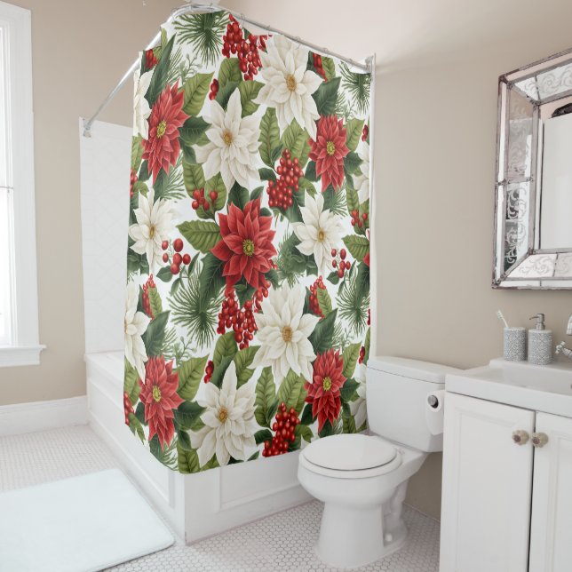 Christmas Poinsettia – Holiday Floral Design (In Situ)