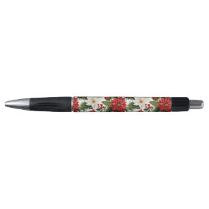 Christmas Poinsettia – Holiday Floral Design Pen