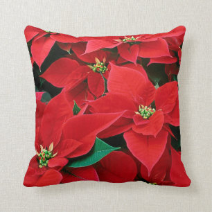 Christmas Poinsettia: Home: Pillows & Throw Pillow