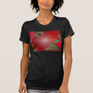 Christmas Poinsettia Red T-Shirt