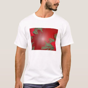 Christmas Poinsettia Red T-Shirt