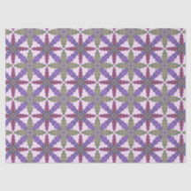 Christmas Poinsettia Stars wrapping paper