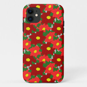Christmas Poinsettias  iPhone 11 Case