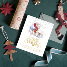 Christmas POLAR BEAR Budget Year In Review Letter