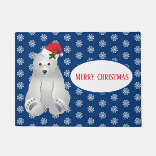 Christmas Polar Bear Doormat