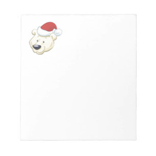 Christmas Polar Bear Notepad