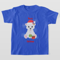 Christmas Polar Bear with Gifts T-Shirt