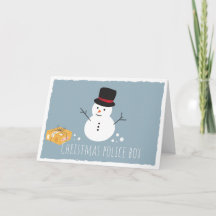 christmas police box card