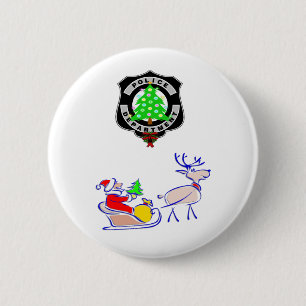 Christmas Police Gifts 2 Inch Round Button