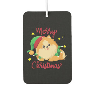 Christmas Pomeranian Merry Xmas Essential T-Shirt Air Freshener