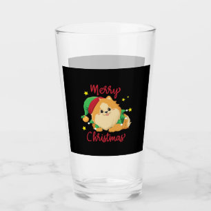 Christmas Pomeranian Merry Xmas Essential T-Shirt Glass
