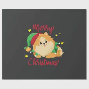 Christmas Pomeranian Merry Xmas Essential T-Shirt Wrapping Paper