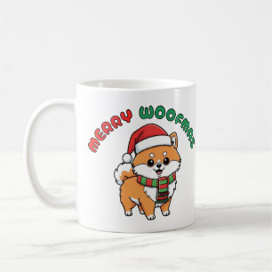 Christmas Pomeranian Mug: Merry Woofmas Coffee Mug