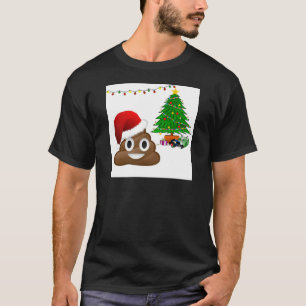 christmas poo emoji T-Shirt