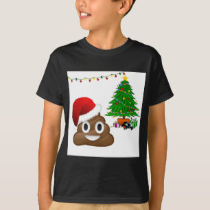 christmas poo emoji T-Shirt