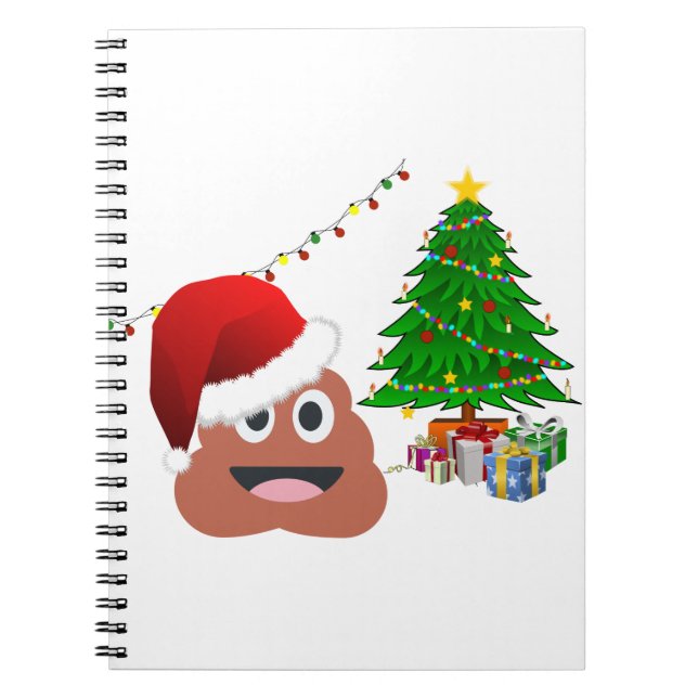 christmas poo notebook (Front)