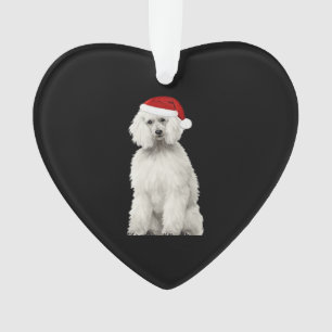 Christmas Poodle Christmas Tree Dog Puppy Watercol Ornament