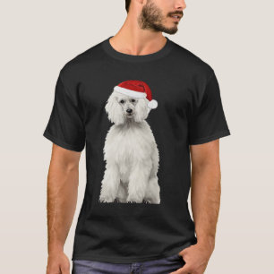 Christmas Poodle Christmas Tree Dog Puppy Watercol T-Shirt