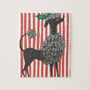 Christmas Poodle Jigsaw Puzzle