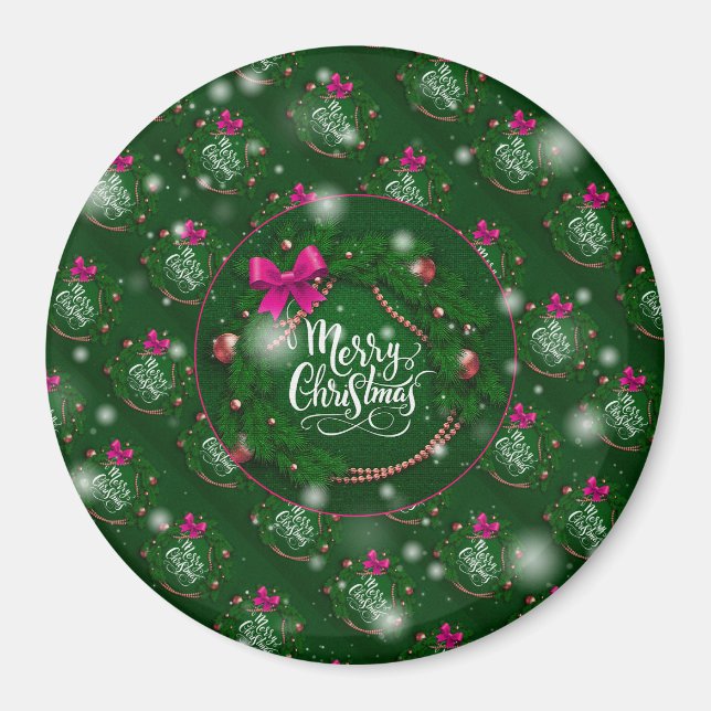 Christmas Popular Holiday Gift Magnet (Front)
