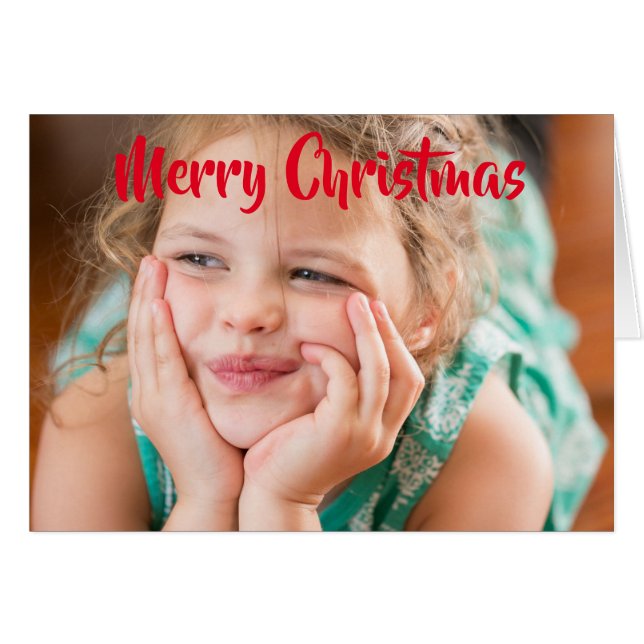 Christmas Portrait Personal Holiday (Front Horizontal)